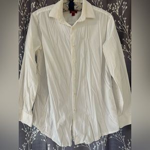 Alfani White Medium Button Up